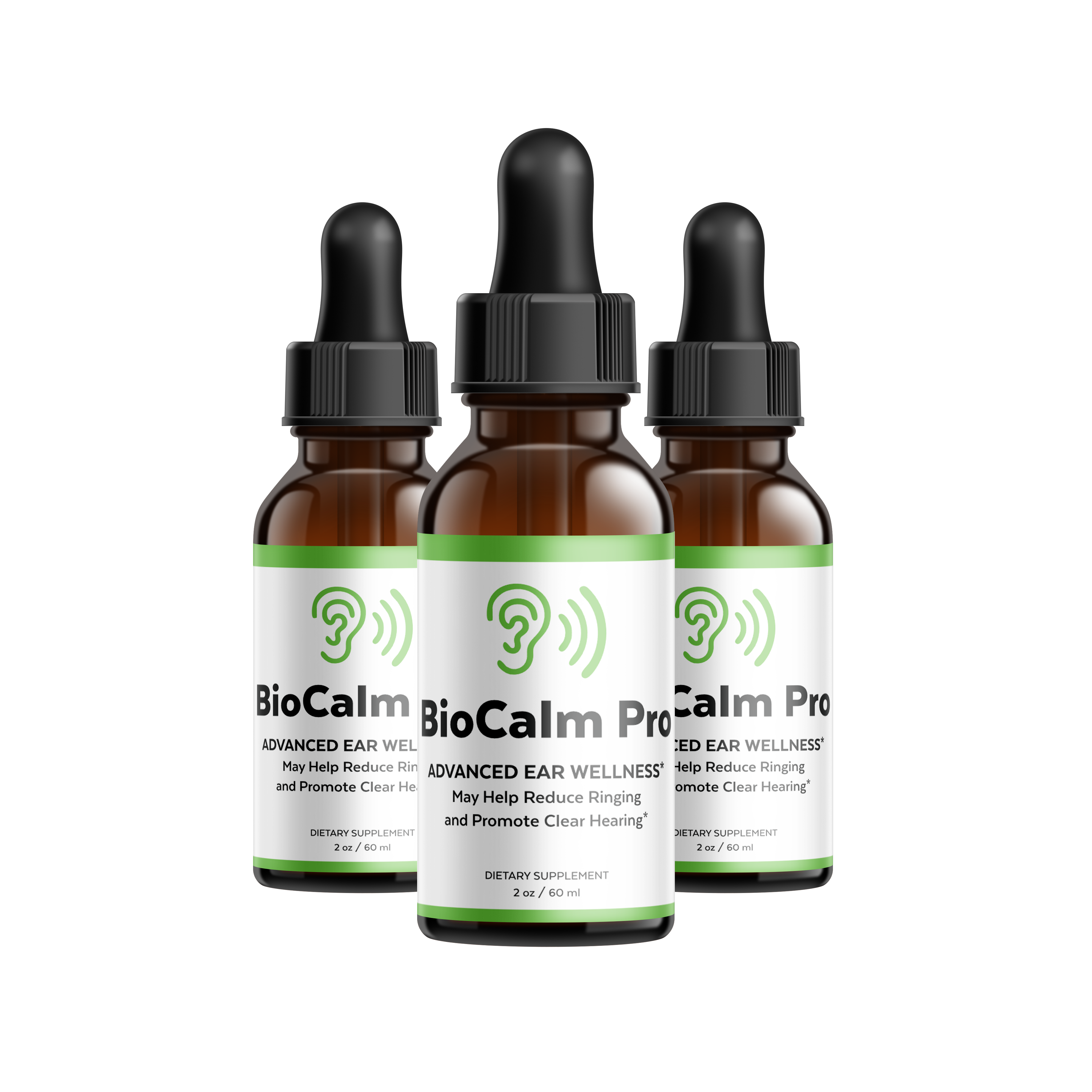 Three bottles of BioCalm Pro