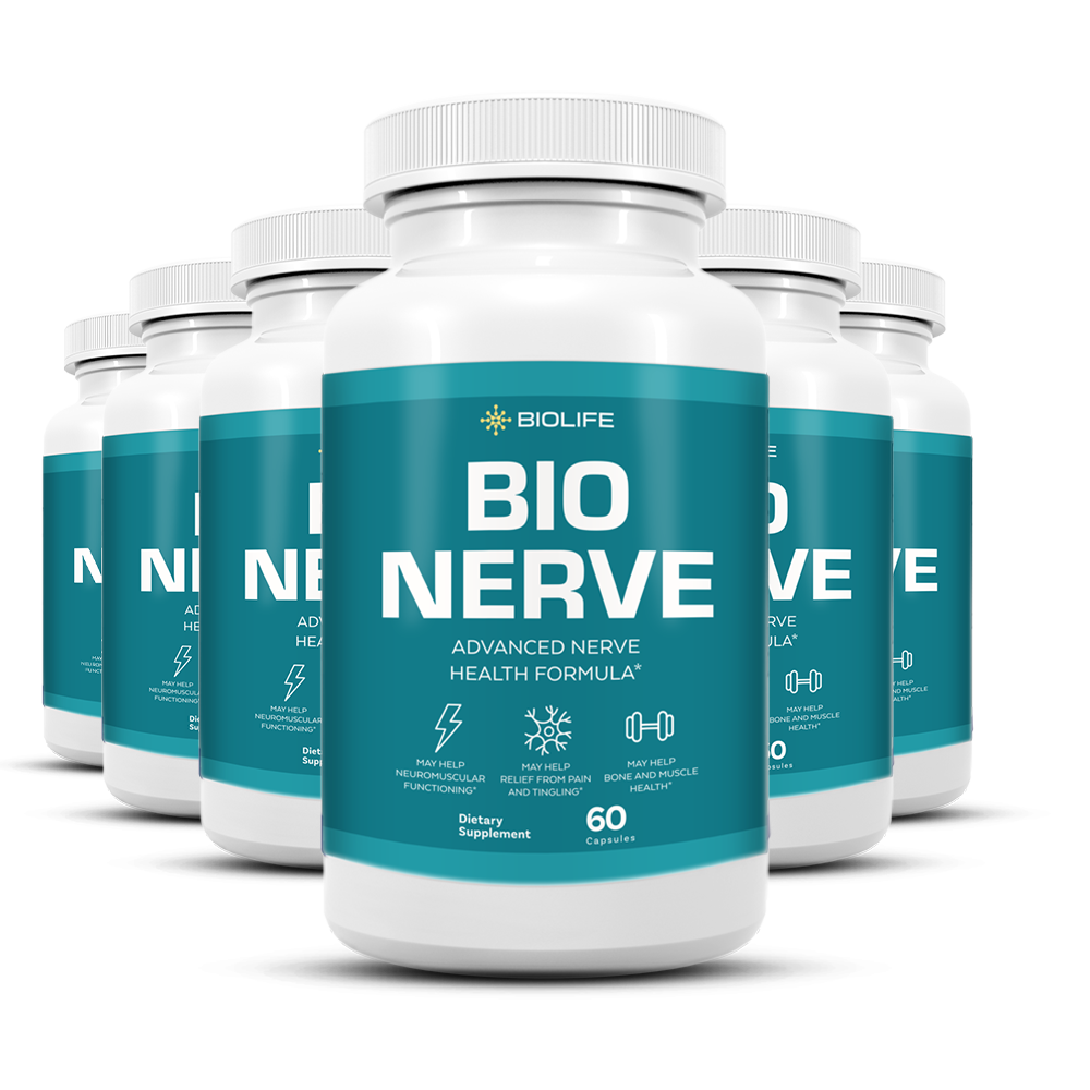 Six bottles of BioNerve