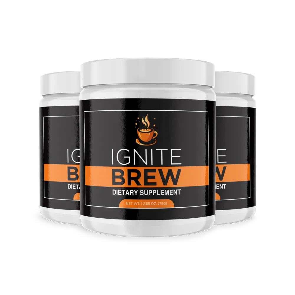 Three bottles of IgniteBrew
